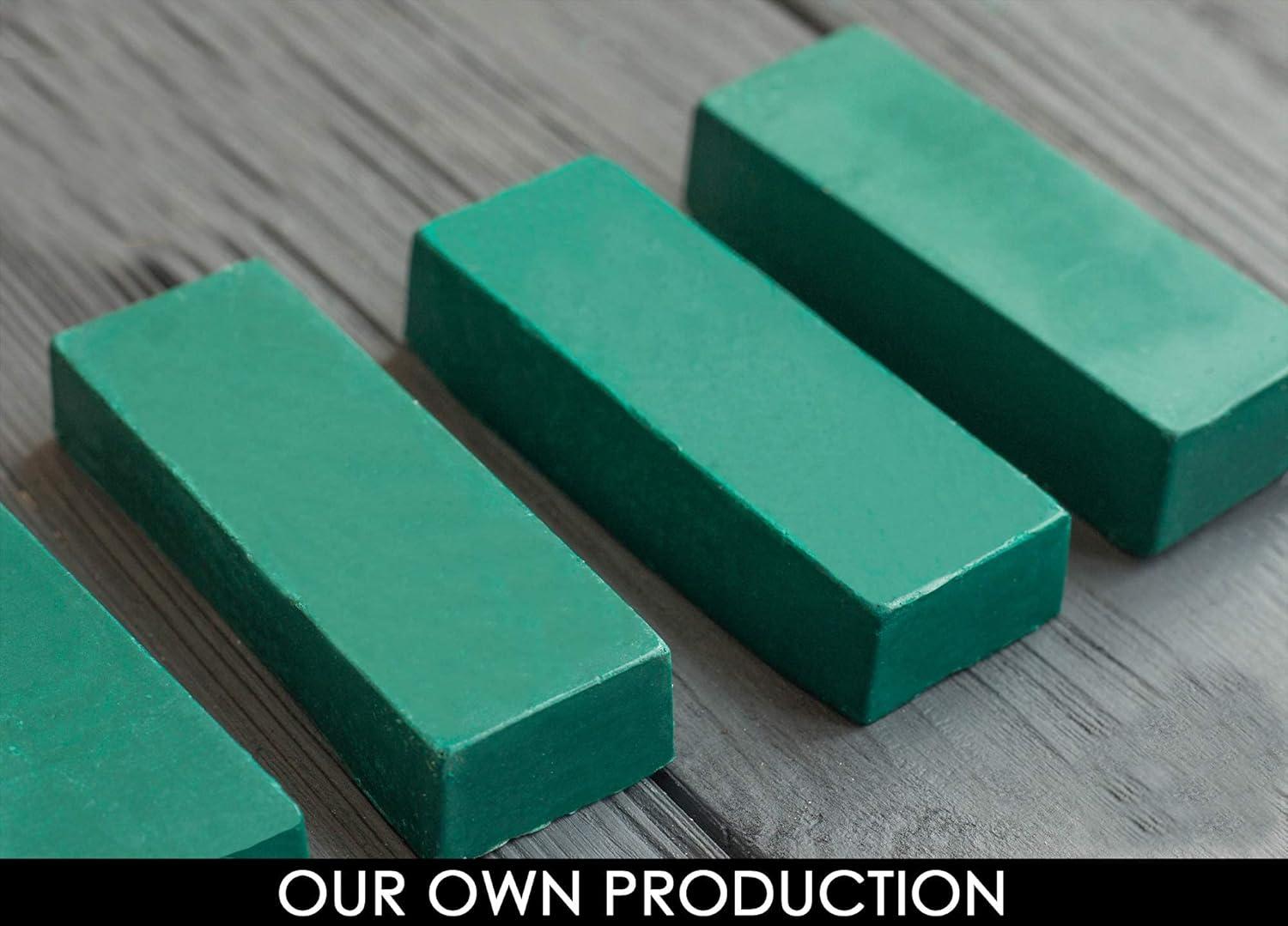 image:imageBeaverCraft Leather Strop Compound for Knife Sharpening Green Polishing Compounds 2 OZ Stropping Compound Honing Buffing Compounds P02
