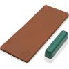 image:imageBeaverCraft Stropping Leather Strop for Knife Sharpening Strop LS2P1  Knife Stropping Kit 3 x 8 IN  Knives Sharpener with Honing Strop Polishing Compound Set  Double SidedCoramella in pelle per affilare i coltelli