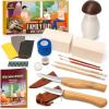 image:imageBeaverCraft Wood Carving Kit for Beginners DIY Kits for Adults amp Kids Woodworking Kit Whittling Knife Set  Craft Hobby Kits for Adults Teens Hobbies for Men amp Women Wood Carving Knives Tools DIY09