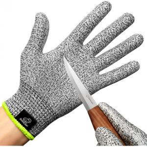 BeaverCraft Wood Carving Gloves CRG – Cutting Cut Resistant Gloves Level 5 for Whittling, Woodworking, Food Prep(Small)