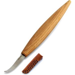 BeaverCraft Wood Carving Hook knife SK4s Long 2.4” – Spoon Carving Tools – Spoon Whittling Knife for Professional Carvers & Beginners – Crooked Whittling Knives for Spoons Bowls Cups