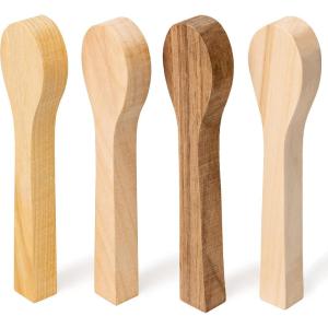 BeaverCraft Wood Carving Spoon Blank BB2 – Unfinished Wood Spoon Carving Kit – Wooden Blank, Basswood Blocks for Whittling