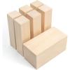image:imageBeaverCraft Basswood Carving Blocks 7PCS Whittling Wood Kit  Soft Wood Block for Crafts Basswood for Carving Unfinished Wooden Blank Set BW7