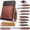 image:imageBeaverCraft Deluxe Wood Carving Kit S50X  Wood Carving Tools Wood Carving Set  Spoon Wood Carving Knives Tools Set  Whittling Kit Knife Woodworking Kit for Beginner and Profi Brown