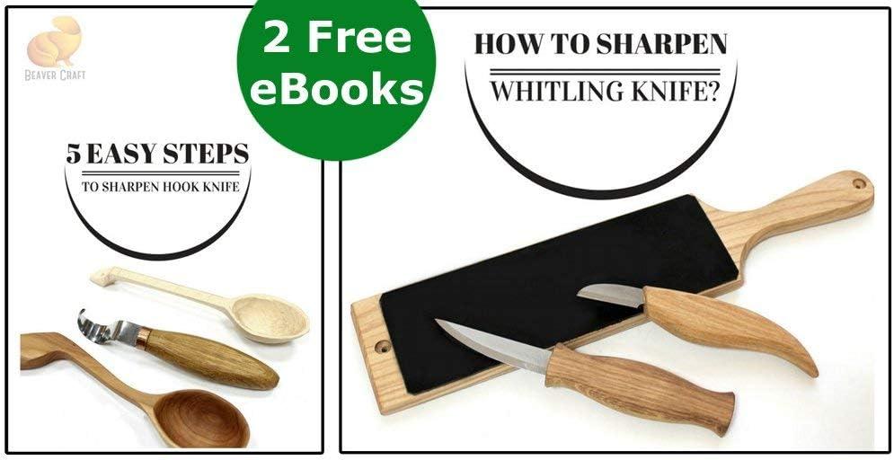 image:imageBeaverCraft Spoon Carving Blank BB1 Unfinished Wood for Whittling Tools Spoon Carving Kit Wood Carving Blocks Basswood for Crafts