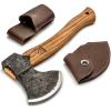 image:imageBeaverCraft Bushcraft Hatchet with Sheath for Camping AX3  Small Wood Carving Axe  Forged Axes for Chopping  Forest Backpacking Hatchet with Wooden Handle  Firewood Splitting Axe Gardening Axes